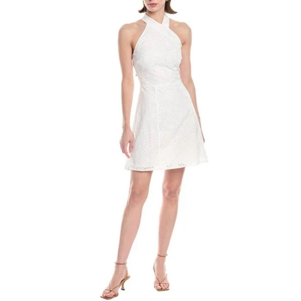 Rachel Roy Elegant White Lace Halter Dress in Eggshell NWT SIZE 2